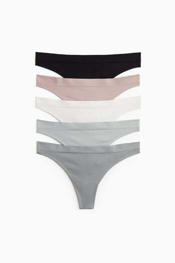 H&M 5-pack seamless thong briefs