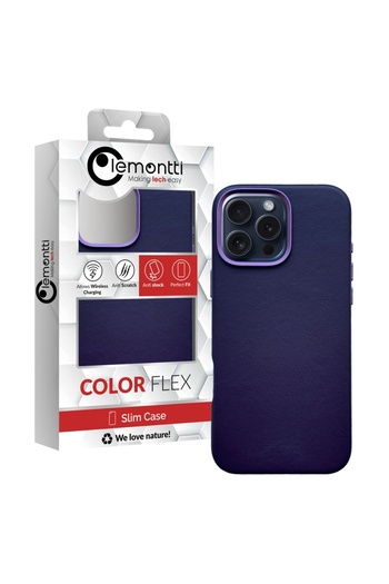 lemontti MagSafe Leather Case iPhone 16 Pro Max Purple