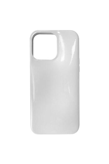 lemontti Puffer iPhone 16 Pro Case with Glossy Finish White