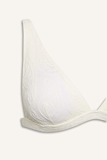 DeFacto Regular Fit Brode Bikini Üstü-Fall in Love E3897AX25SM