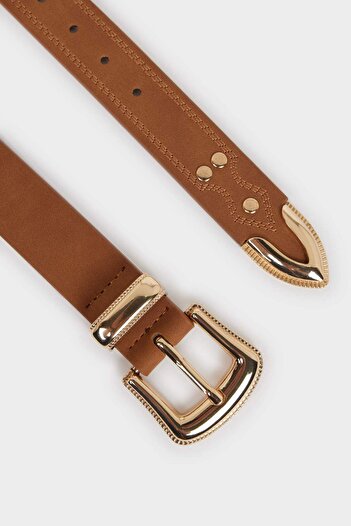 DeFacto Women's Faux Leather Jean Belt F3287Axns