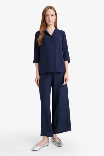 DeFacto Relax Fit Wide Leg Capri G1552Ax25Hs