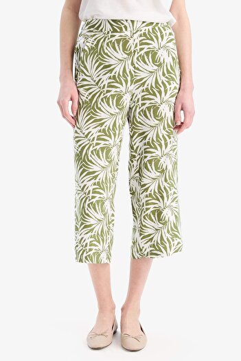 DeFacto Patterned Straight Leg Capri E5256Ax25Sm