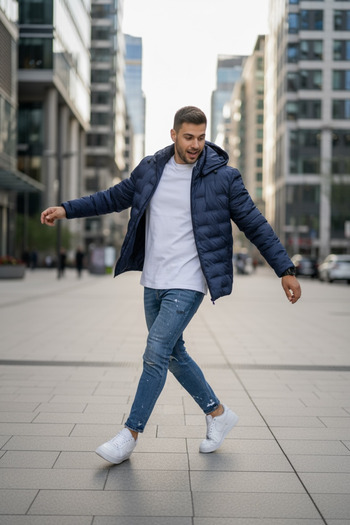 dehaine Men's winter jacket, casual, 5226