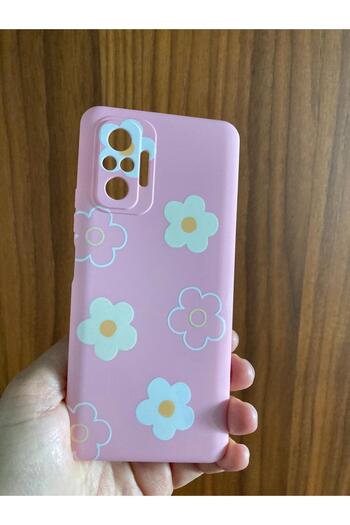 Newon Xiaomi Redmi Note 10 4g Daisy Printed Velvet Silicone Phone Case Cover
