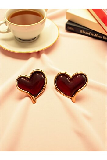 Bo Takı ve Aksesuar Heart Earrings