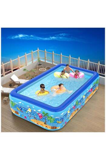 Generic Inflatable Swimming Pool, Thickened Large Kiddle Pool, Blowup Pool for Summer Water Party