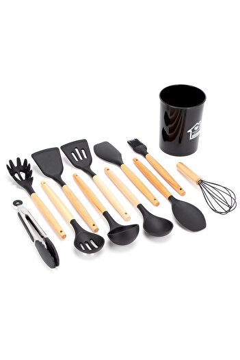 Other SET OF 12 KITCHEN UTENSILS IN A STAND E-6288