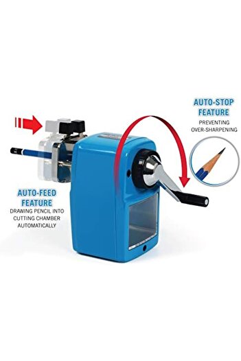 STOREMAX Polysight -5 Pencil Sharpener, Blue Trendzap 467437