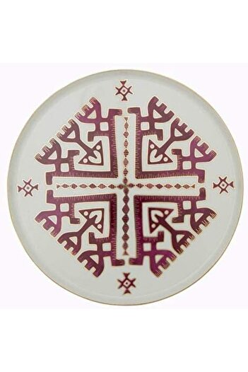 STOREMAX Arabesque Pattern Flat Plate 18cm