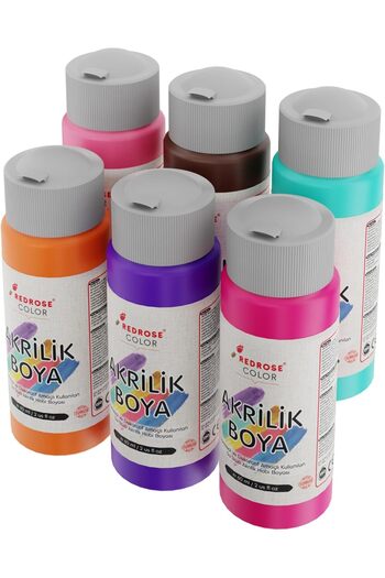 STOREMAX Polysight Rose Complementary Colors Acrylic Set of 6 6X60 ml Trendzap 467437