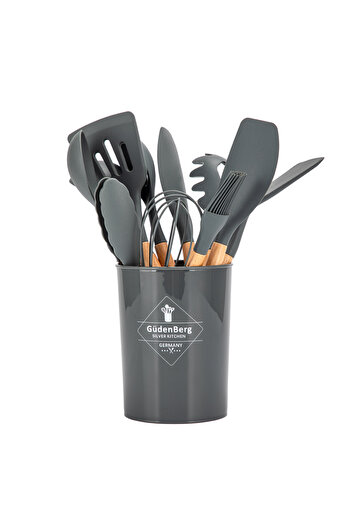 Other SET OF 12 KITCHEN UTENSILS IN A STAND E-6289