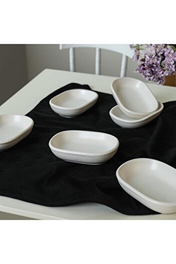 STOREMAX Matte White Noyan Snack Bowl 11 Cm 6 Pieces 022