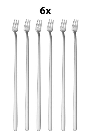 Chavin 6 Pieces 304 Steel 20 cm Forked Cocktail Mixing Bartender Fork Cin760By-6