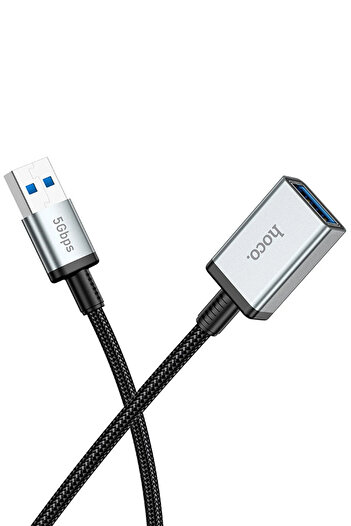 hoco. Us10 50cm 5 Gbps Speed Plug and Play USB 3.0 to USB 3.0 Extension Cable - Black