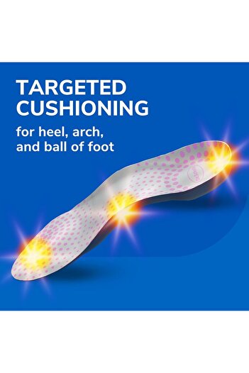 Dr. Scholl's Tri Comfort Insoles for Heel, Arch, and Ball of Foot Comfort with Targeted Cushioning a