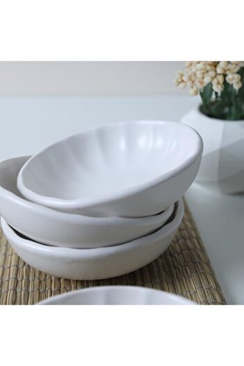 STOREMAX Matte White Snack Bowl/Sauce Bowl 12 cm 6 Pieces 022