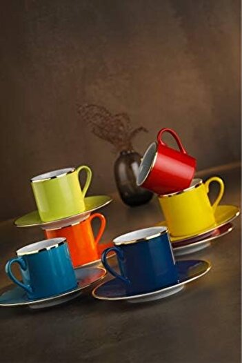 STOREMAX Goldwhirl Dream Color Coffee Cup Set, 90 ml Trendflash 467437