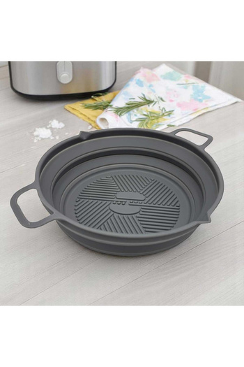 Other SILICONE INSERT FOR FRYER, FOLDABLE, ROUND, 19cm