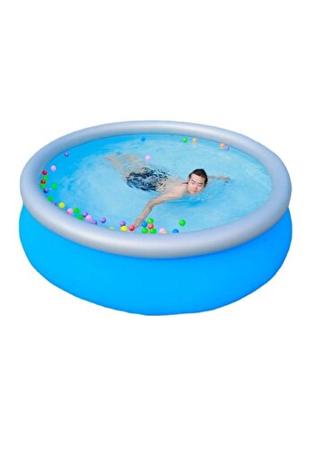Generic KLNAMAEAAN Foldable Inflatable Round Swimming Pool 188x53 cm