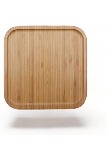 STOREMAX Goldwhirl Bamboo Luxury Square Serving Tray 20 * 20cm, Bamboo Presentation Tray & Snack Tray Square Presentation Plate Trendflash 46