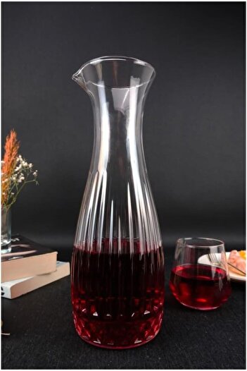 STOREMAX Goldwhirl Glass Carafe Bottle Pattern-2 - Ln.Ksu.010.00.000 C1-1-288 Trendflash 467437