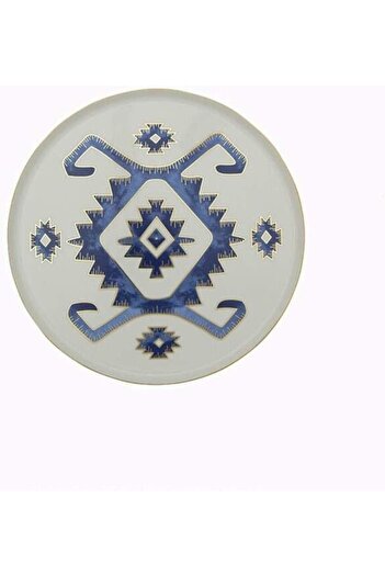 STOREMAX Goldwhirl Arabesque Pattern Flat Plate 18cm Trendflash 467437