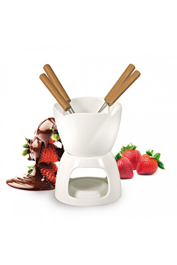 Other CHOCOLATE FONDUE SET + BANQUET BIANCA FORKS