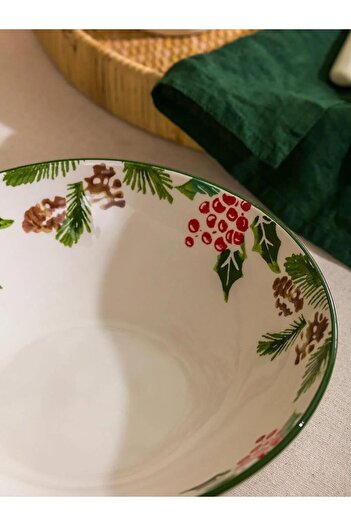 LC Waikiki Kokina Printed Ceramic Bowl 26 cm (W5)