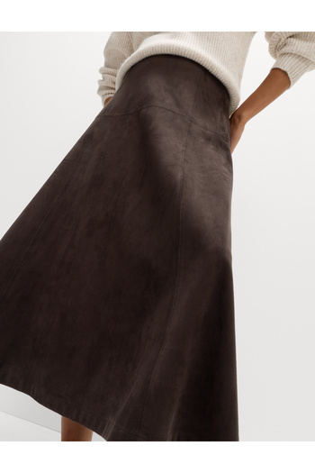 Marks & Spencer Süet Dokulu Maxi Etek