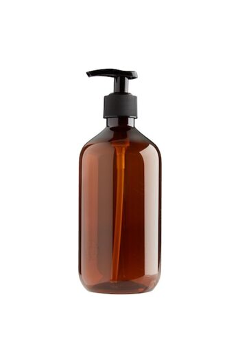 OEM Dispenser sapun lichid, PET reciclat, Polipropilena, Diametru 7 cm, H 19 cm, Maro
