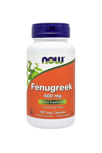 Now Foods Fenugreek 500 Mg 100 Capsules