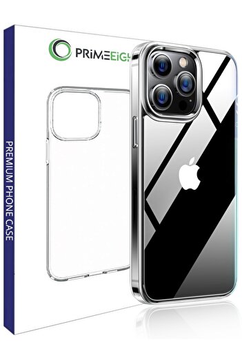 PRIMEEIGHT Transparent Crystal Clear iPhone 12 Pro Max Case 6.7 inch Shockproof Curved Edges apple case