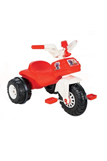 PİLSAN Mobidic Red children's tricycle with horn and basket, maximum weight capacity 35 kg
