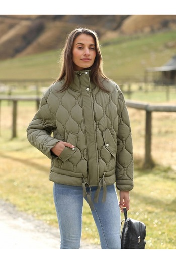 SETTY KOOP Women's Quilted Puffer High Neck Stand Collar Windproff Jacket – geacă de iarnă pentru femei