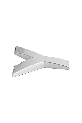 Mega Drive 3D CAR ORNAMENT. LETTER Y. 26 MM. CHROMED 64440