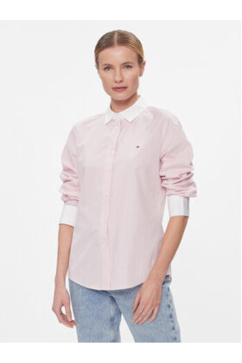 Tommy Hilfiger Women's Shirt WW0WW40531 Pink