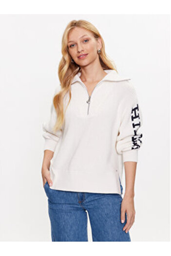 Tommy Hilfiger Pulover de damă WW0WW39013 bej