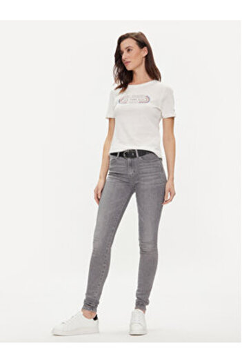 Tommy Hilfiger Women's Jeans WW0WW41302 Gray