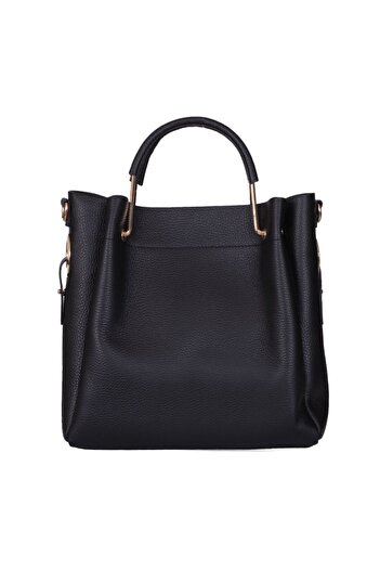 myOwn Fabiana Black Leather Women's Bag