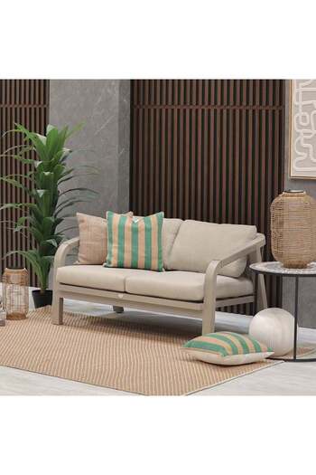 Danube Home Manchester Hills 2-Seater Outdoor Sofa Set - Beige - Stylish & Durable with 2-Year Warranty