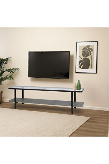 DEC13 180cm TV table with an innovative and distinctive design