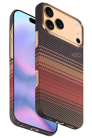 Fuchsia Apple iPhone 17 Pro Hbc-350 Ruaha Kevlar Magsafe Cover - Sunset