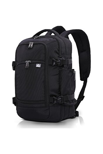 OEM Cabin Luggage Aerolite 40x20x25 cm, Ryanair Approved, Light, with YKK Zippers, Black