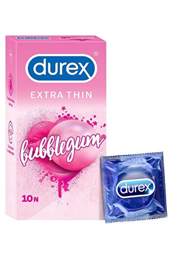 Durex Ultra Thin Bubblegum Flavored Condoms for Men