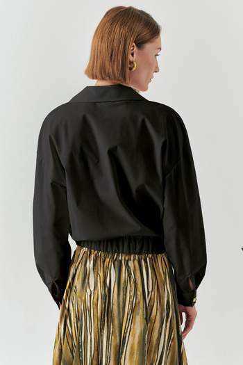 Exquise Jacket Collar Regular Long Sleeve Cotton Jacket