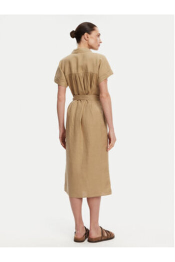 Tommy Hilfiger Women's Shirt dress WW0WW44653 Beige