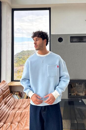 Flaw Wear Front Pocket Detail Sweatshirt