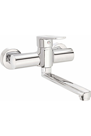 Other Tubo chrome wall-mounted washbasin tap