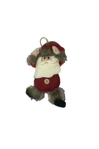 Flippy Christmas Figurine, Flippy, for the Tree, Santa Claus Type, 5 x 7 cm, Multicolor